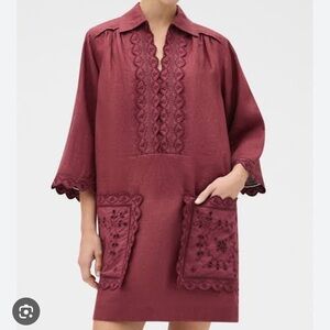 NWT Oroton Handkerchief Tunic Mini Dress